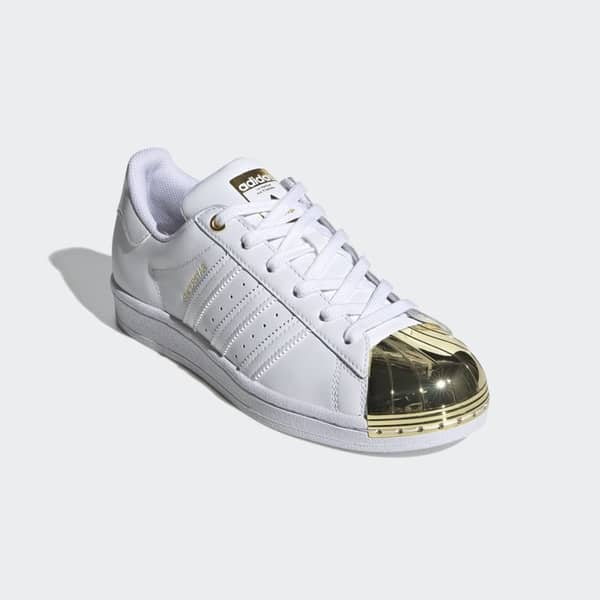 Adidas Superstar Metal Superstar Women Casual Shoes Toe W White 36