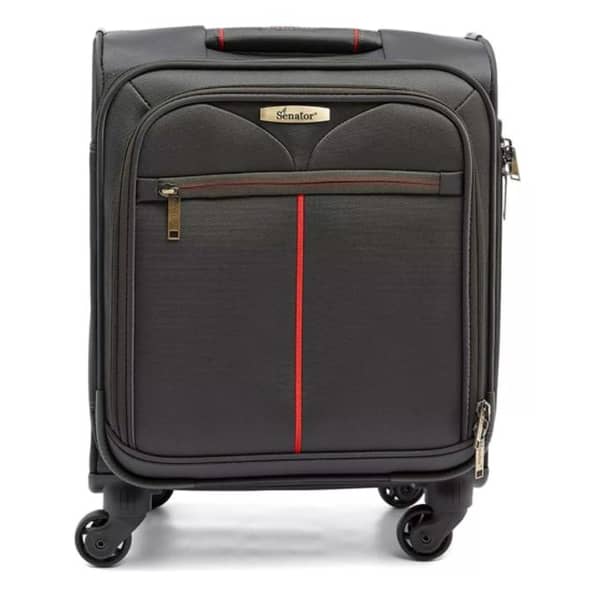 Senator Pilot Trolley Luggage Bag Grey 16.5inch GM12082WA-16.5 Senator Pilot Trolley Luggage Bag Grey 16.5inch GM12082WA-16.5