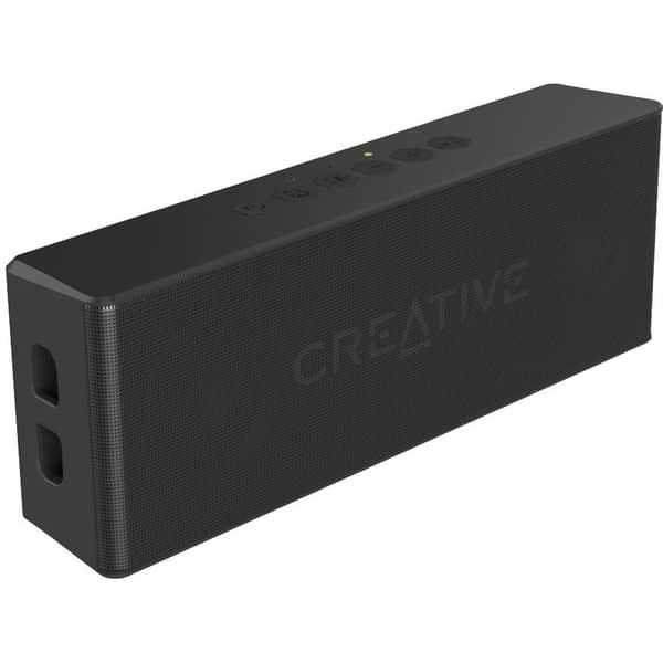 Creative MUVO 2 Portable Water Resistant Bluetooth Speaker With Built In MP3 Player Black MF8255