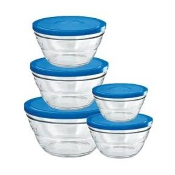 Borgonovo Igloo Bowl Set 5pcs Round 24/38/67/120/250