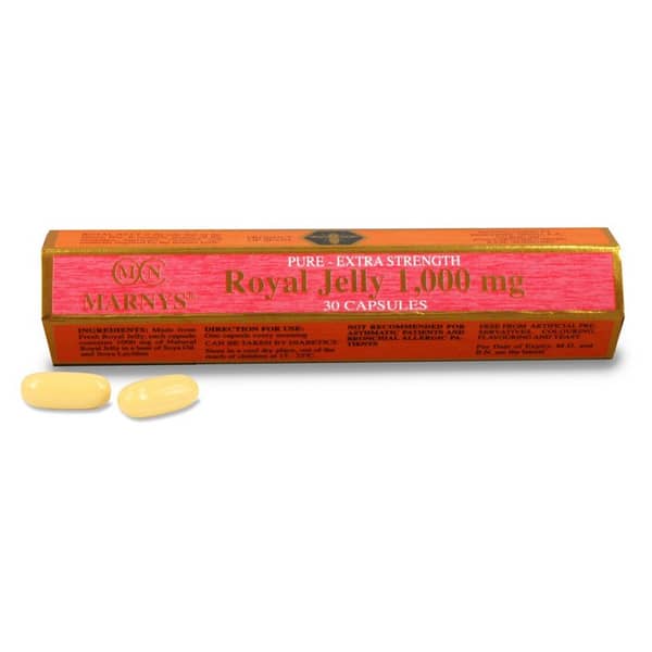 Marnys Royal Jelly 1000Mg Caps 30'S Marnys Royal Jelly 1000Mg Caps 30'S