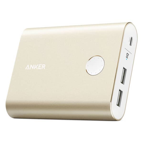 أنكير شاحن متنقل ذهبي وردي أنكير شاحن متنقل ذهبي وردي