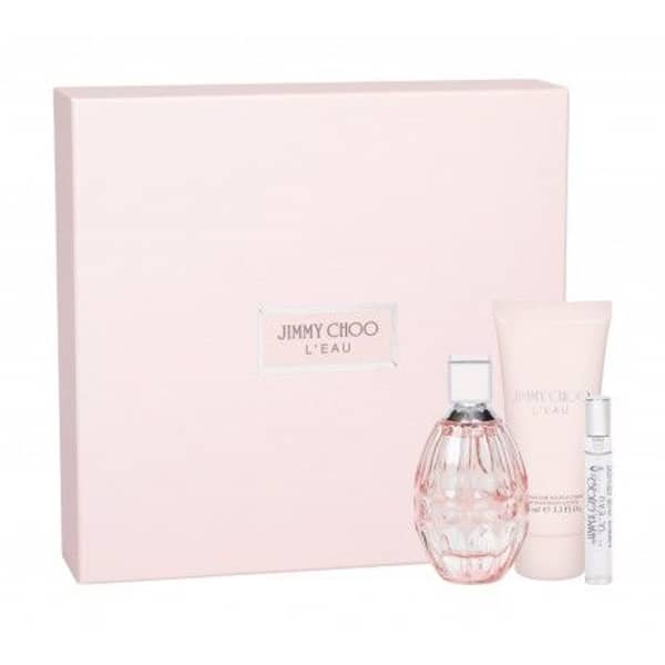 Jimmy Choo L'Eau EDT 90 ml + Body Lotion 100 ml + 7.5 ml Mini Giftset Women Jimmy Choo L'Eau EDT 90 ml + Body Lotion 100 ml + 7.5 ml Mini Giftset Women