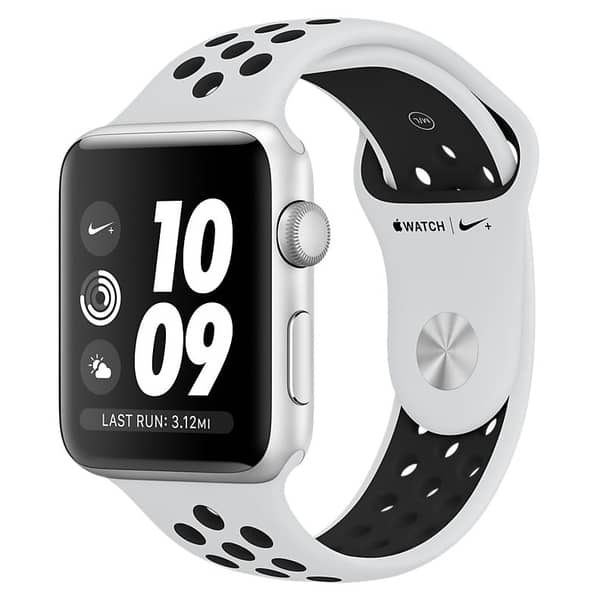 Apple Watch Nike+ Series 3 GPS - 42mm Silver Aluminium Case with Pure Platinum/Black Nike Sport Band