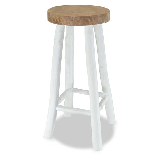 vidaXL Bar Stool Solid Teak Wood vidaXL Bar Stool Solid Teak Wood