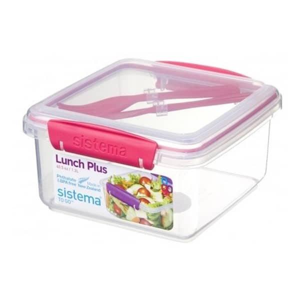 Sistema 1.2L Lunch Plus To Go - Colors May Vary Sistema 1.2L Lunch Plus To Go - Colors May Vary