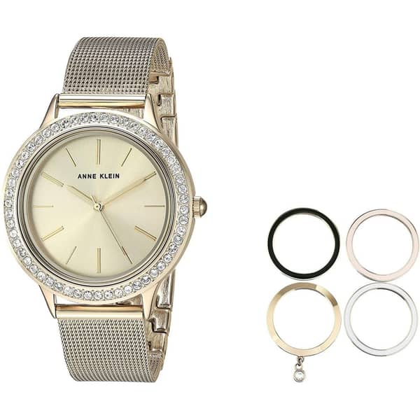 Anne Klein AK3166GPST Swarovski Crystal Accented Women's Watch Anne Klein AK3166GPST Swarovski Crystal Accented Women's Watch