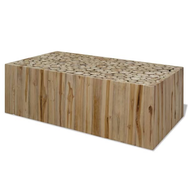 vidaXL Coffee Table Genuine Teak 90x50x30 cm vidaXL Coffee Table Genuine Teak 90x50x30 cm