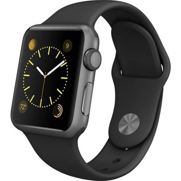 Apple Watch Sport - 42mm Space Grey Aluminium Case with Black Sport Band