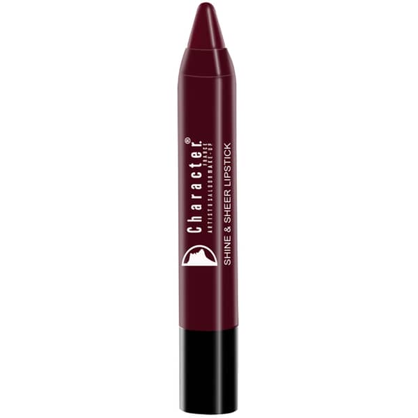 Character Shine & Sheer Lipstick Black SSL015