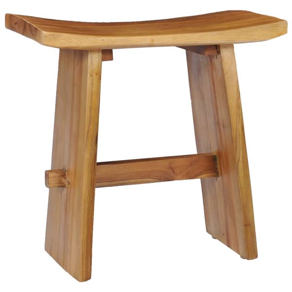vidaXL Stool Solid Teak Wood vidaXL Stool Solid Teak Wood