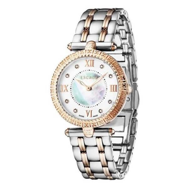 Escada Scarlett Silver/Rose Gold Stainless Steel Women Watch EW4635045