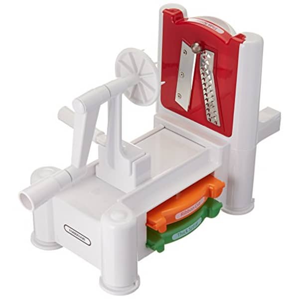 Farberware Spiraletti Spiral Vegetable Slicer With Three Colored Blades