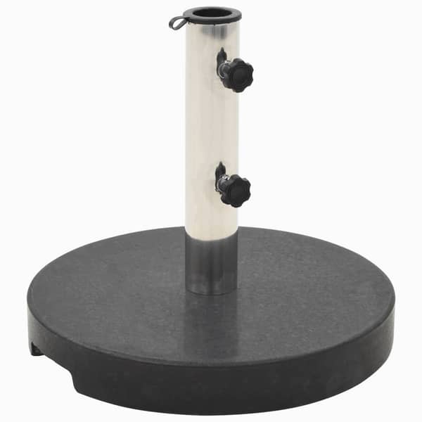 Vidaxl Parasol Base Granite 20 Kg Round Black