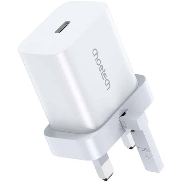 Choetech UK Charger Adapter White