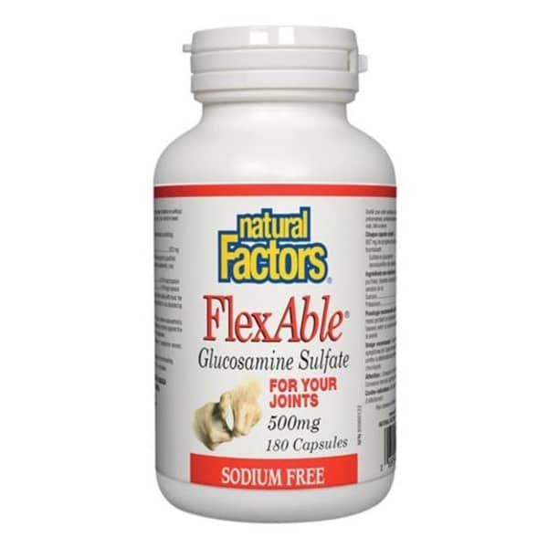 Natural Factors Flexable Glucosamine Sulfate 500mg 180 Capsules