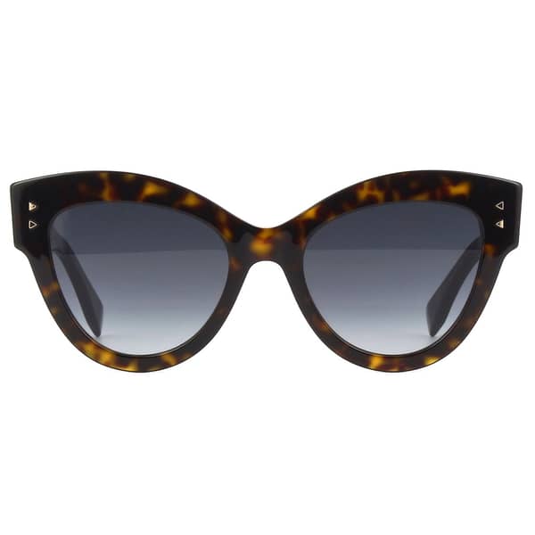 Fendi FN-0266/S-086529O Cat Eye Acetate Plastic Dark Havana Women Sunglasses Fendi FN-0266/S-086529O Cat Eye Acetate Plastic Dark Havana Women Sunglasses