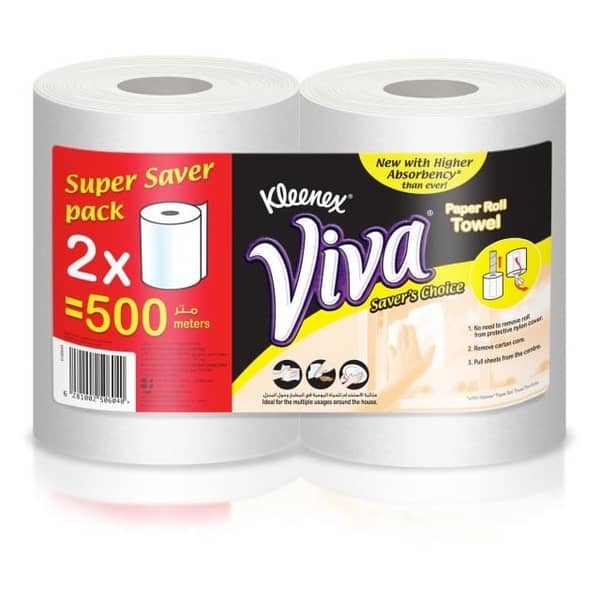 Kleenex viva tissue 2x250 meter maxi roll