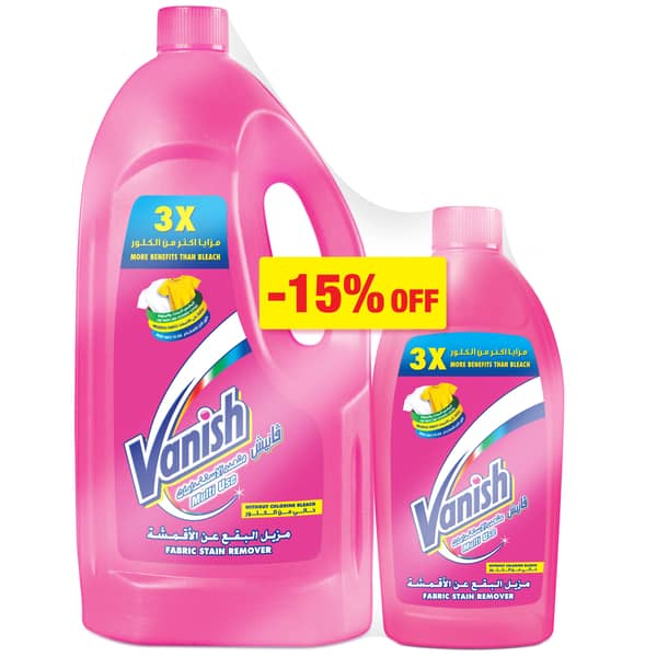 Vanish Stain Remover Multi Use Liquid 1.8L+500ml @15% Vanish Stain Remover Multi Use Liquid 1.8L+500ml @15%