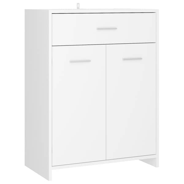 vidaXL Bathroom Cabinet White 60x33x80 cm Engineered Wood