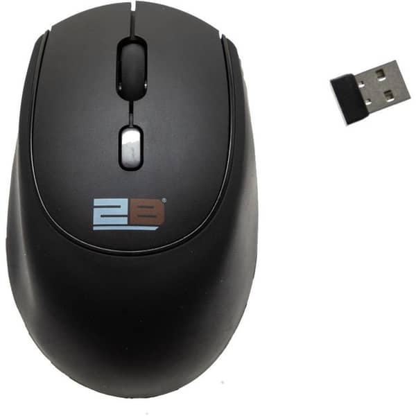 2B Optical Wireless Mouse Black