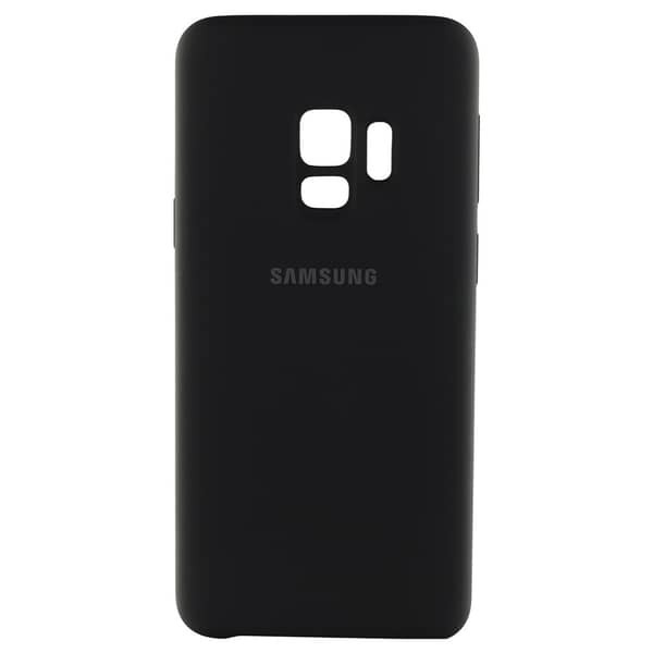 Samsung Silicon Back Cover Black For Galaxy S9 - EF-PG960TBEGWW