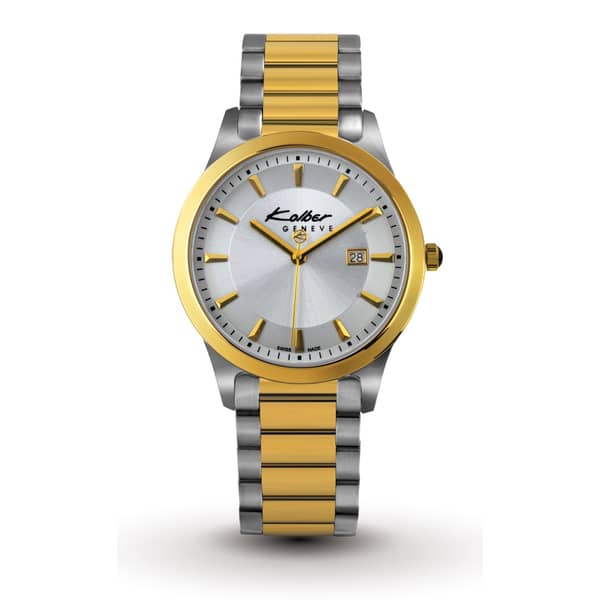 Kolber Classiques 2 Tone Gold Plated Stainless Steel Watch Men K6051211752 Kolber Classiques 2 Tone Gold Plated Stainless Steel Watch Men K6051211752
