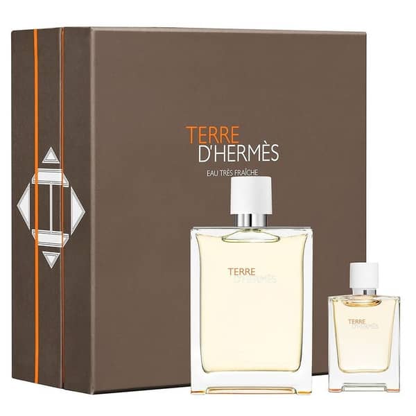 Hermes Terre D'Hermes Eau Tres Fraiche Gift Set For Men (Terre D'Hermes 125ml EDT + 12.5ml Terre D'Hermes EDT) Hermes Terre D'Hermes Eau Tres Fraiche Gift Set For Men (Terre D'Hermes 125ml EDT + 12.5ml Terre D'Hermes EDT)
