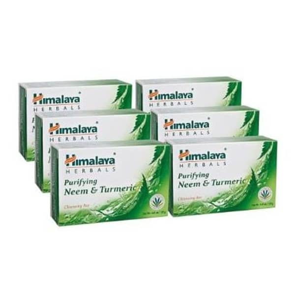 Himalaya Neem & Turmeric Soap 125g Pack of 6
