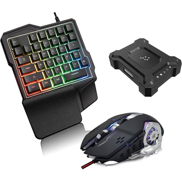 Trands One Handed Keyboard/Mouse Black Trands One Handed Keyboard/Mouse Black