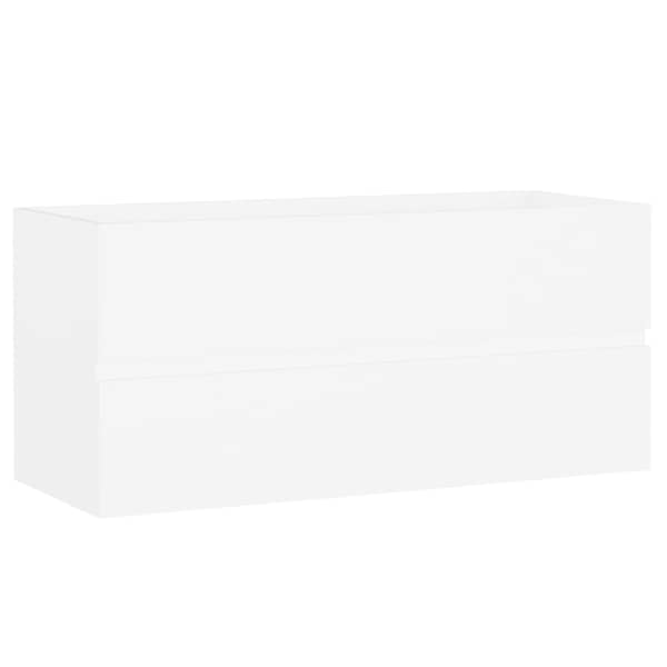 vidaXL Sink Cabinet White 100x38.5x45 cm Engineered Wood