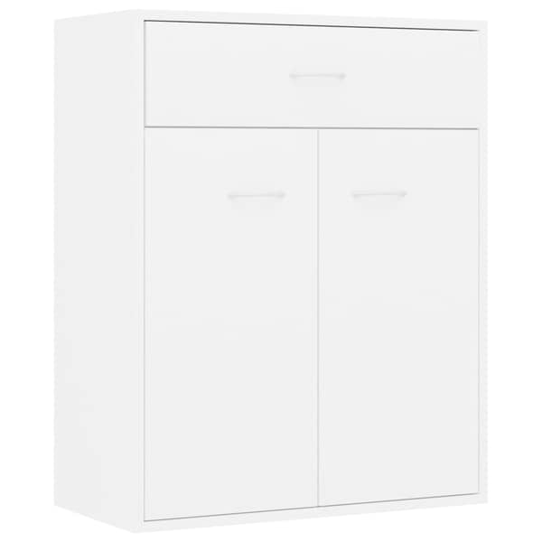 vidaXL Sideboard White 60x30x75 cm Engineered Wood vidaXL Sideboard White 60x30x75 cm Engineered Wood
