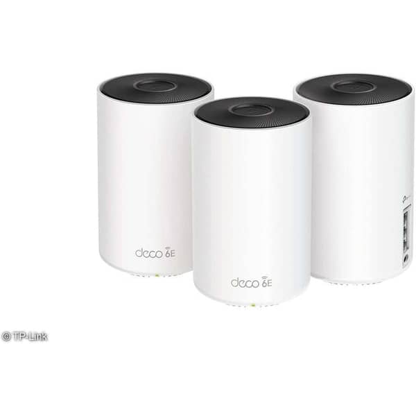 Tplink Deco XE75 AXE5400 Tri-Band Mesh Wi-Fi 6E System 3pcs Set Tplink Deco XE75 AXE5400 Tri-Band Mesh Wi-Fi 6E System 3pcs Set