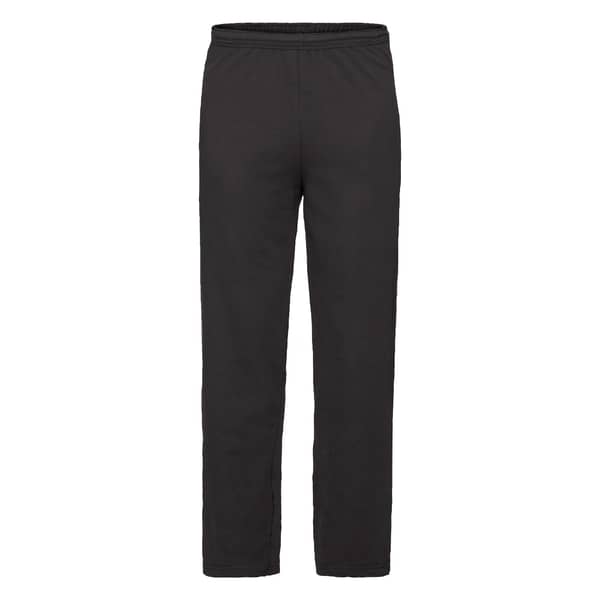 Fruit Of The Loom Lightweight Open Hem Jog Pants Black Extra Large Fruit Of The Loom Lightweight Open Hem Jog Pants Black Extra Large