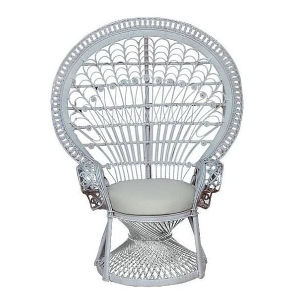 Pan Emirates Petoshi Garden Chair With Cushion White Pan Emirates Petoshi Garden Chair With Cushion White