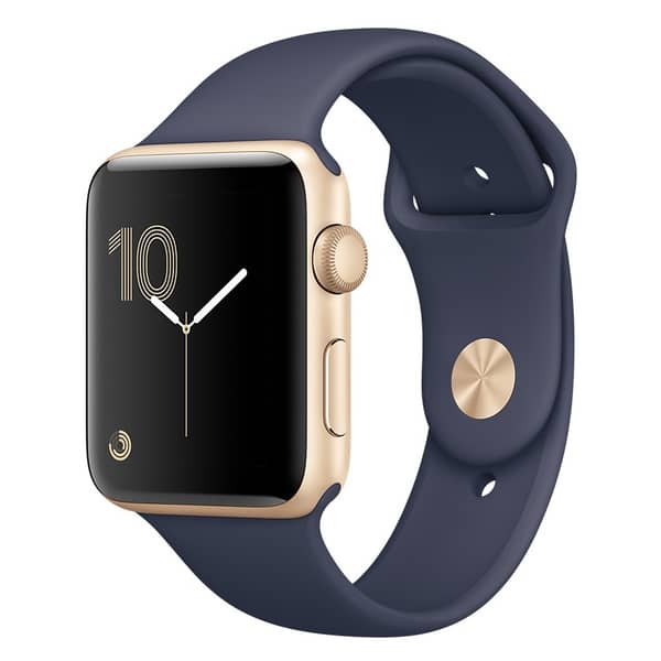 Apple Watch Series 2 - 42mm Gold Aluminium Case with Midnight Blue Sport Band Apple Watch Series 2 - 42mm Gold Aluminium Case with Midnight Blue Sport Band