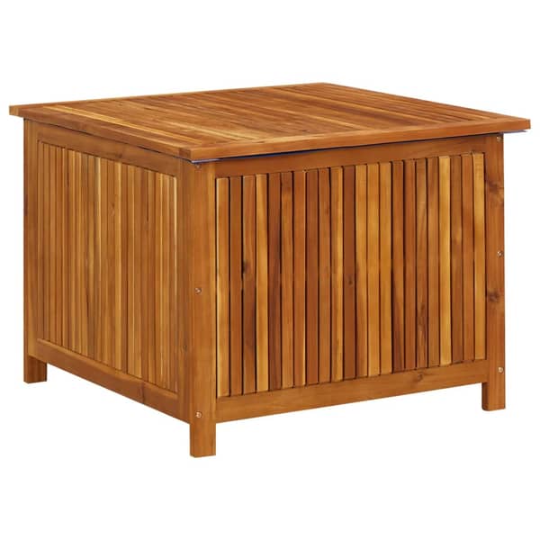 Vidaxl Garden Storage Box 75x75x58 Cm Solid Acacia Wood