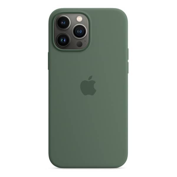 Apple iPhone 13 Pro Max Silicone Case with MagSafe - Eucalyptus Apple iPhone 13 Pro Max Silicone Case with MagSafe - Eucalyptus