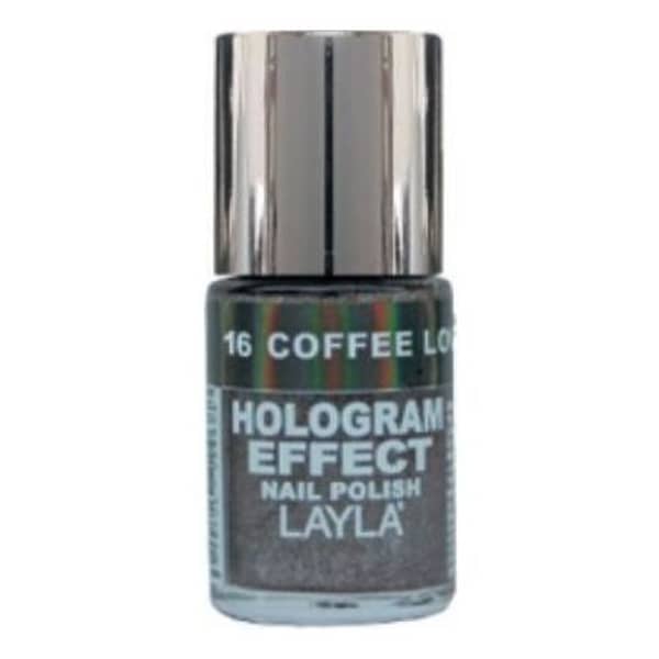 Layla Hologram effect Nail Polish Coffe Love 016