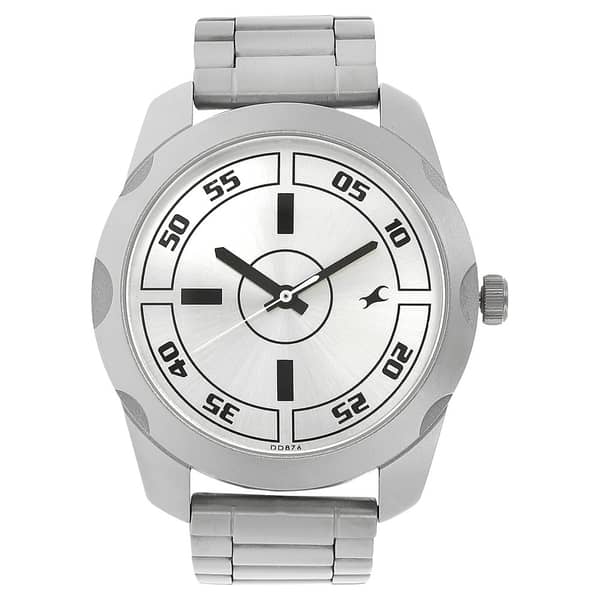 Fastrack 3123SM02 Casual Mens Silver Fastrack 3123SM02 Casual Mens Silver
