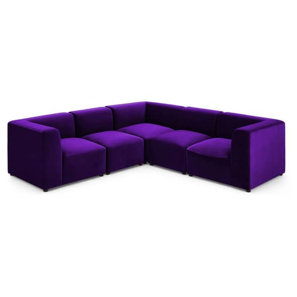 Galaxy Design Juno Corner Sofa Seats Purple Galaxy Design Juno Corner Sofa Seats Purple