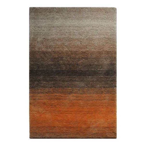 Shaggy Modern Design Carpet Brown/Beige/Orange