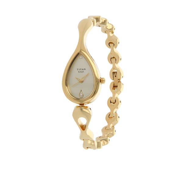 Titan 2400YM02, Womens Watch Raga Collection Analog, Gold Dial Gold Stainless Band Titan 2400YM02, Womens Watch Raga Collection Analog, Gold Dial Gold Stainless Band