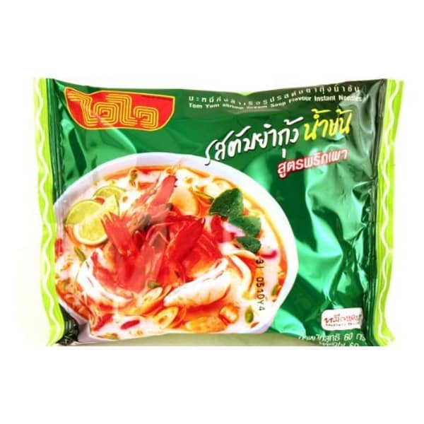 Wai Wai Tom Yum Shrimp Flavour Instant Noodles 60g x 5 Packs