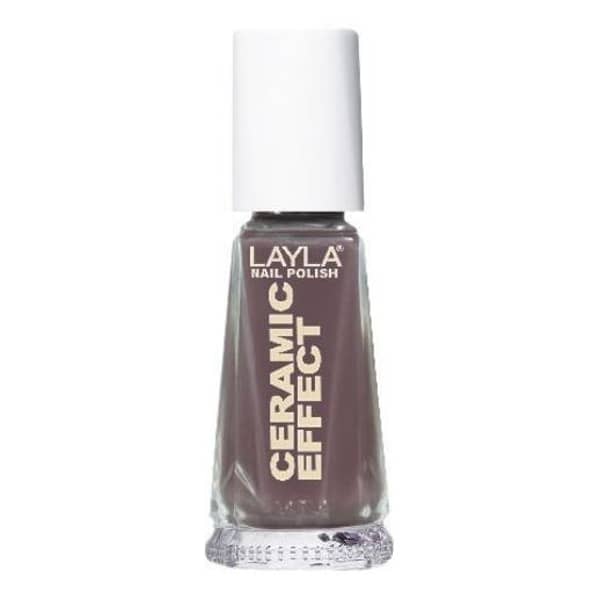 Layla Ceramic Effect Nail Polish Elegant Mud 012