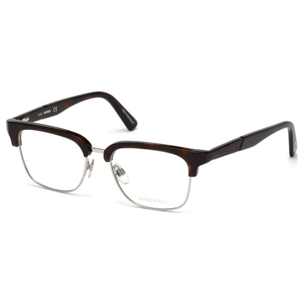 Diesel Optical Frame Dark Havana Plastic For Men DL5247 052 51