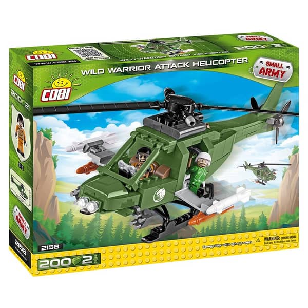 Cobi 200pcs Small Army Wild Warrior Attack Helicopter