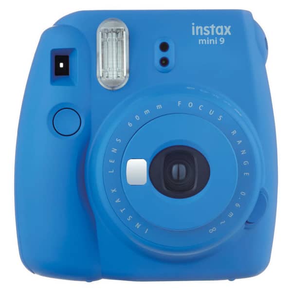 Fujifilm Instax Mini 9 Instant Film Camera Cobalt Blue Value Pack