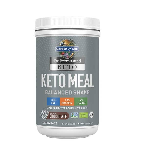 Garden Of Life Keto Meal Balanced Shake Chocolate 14 Servings 700g Garden Of Life Keto Meal Balanced Shake Chocolate 14 Servings 700g