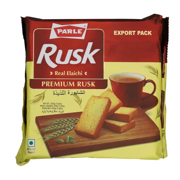 Parle Rusk Real Elaichi Premium 200gm Parle Rusk Real Elaichi Premium 200gm